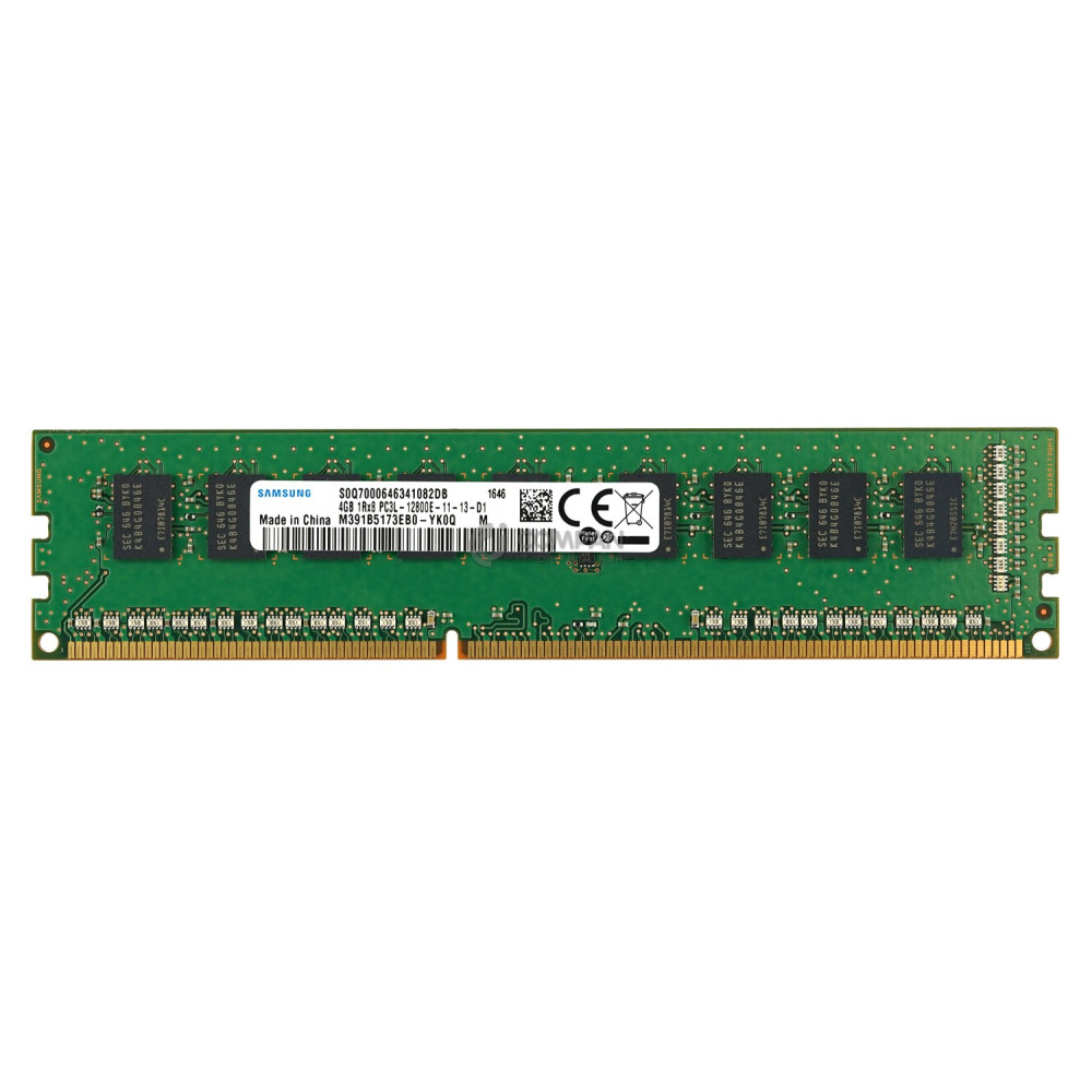 M391B5173EB0-YK0 SAMSUNG 4GB 1RX8 PC3L-12800 DDR3-1600MHZ UDIMM